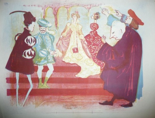 Frycz Karol - Eros i Psyche,litografia 1904